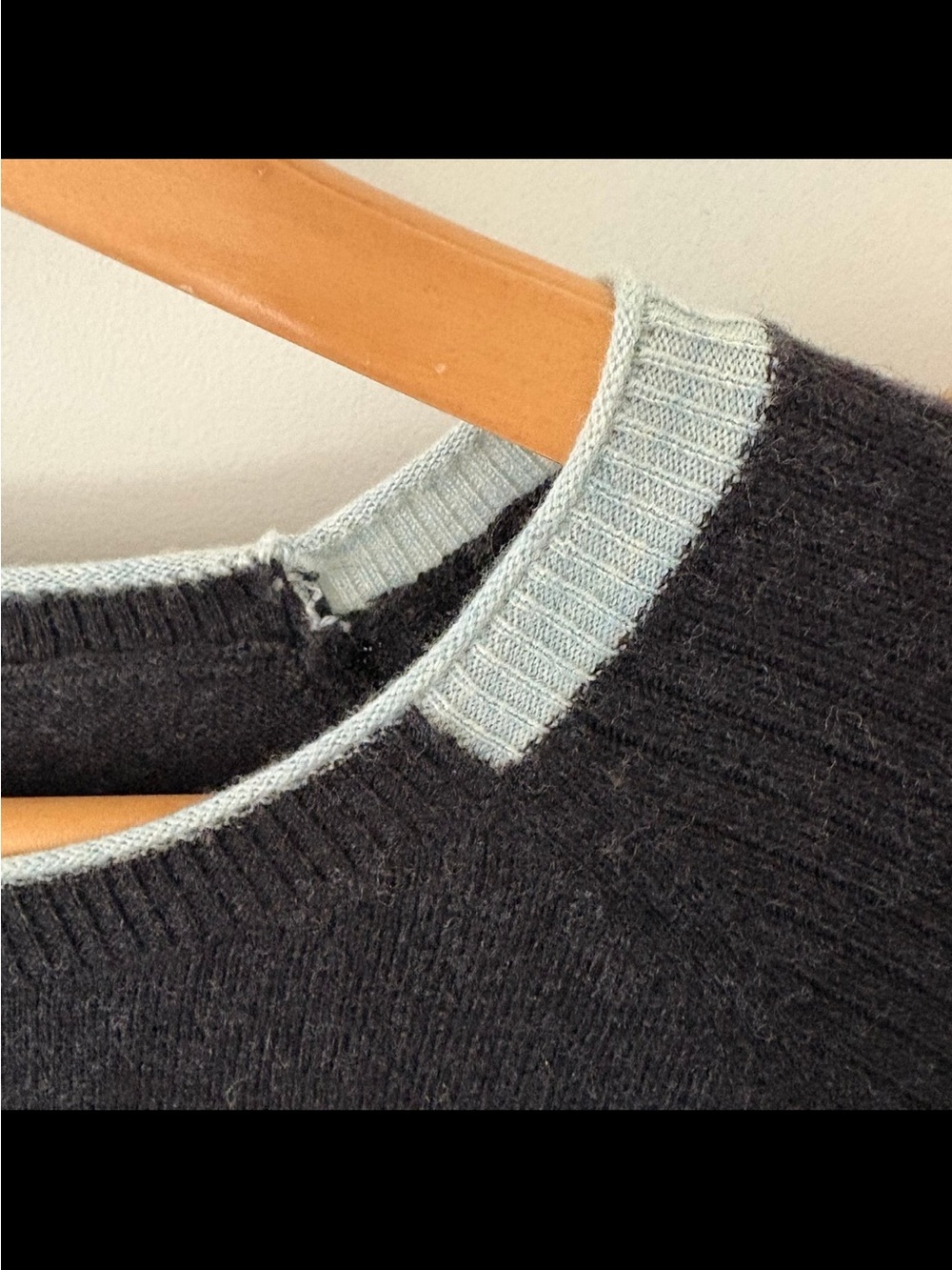 Smartwool Bell Sleeve Crew Neck Sweater Charcoal Heather. Size Small. - Picture 4 of 11
